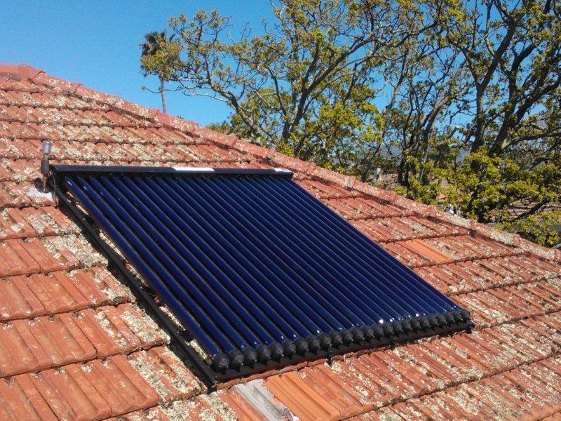 24 Tube - 200 Litre NuPower Solar System on Sloped Roof